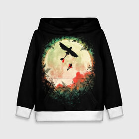 Детская толстовка 3D с принтом Как приручить дракона в Екатеринбурге, 100% полиэстер | двухслойный капюшон со шнурком для регулировки, мягкие манжеты на рукавах и по низу толстовки, спереди карман-кенгуру с мягким внутренним слоем | Тематика изображения на принте: dragon | how | to train | your | астрид | беззубик | викинги | всадник | гриммель | дневная | дракон | иккинг | как | ночная | олух | приручить | фурия | фэнтези