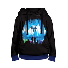 Детская толстовка 3D с принтом Как приручить дракона в Екатеринбурге, 100% полиэстер | двухслойный капюшон со шнурком для регулировки, мягкие манжеты на рукавах и по низу толстовки, спереди карман-кенгуру с мягким внутренним слоем | Тематика изображения на принте: dragon | how | to train | your | астрид | беззубик | викинги | всадник | гриммель | дневная | дракон | иккинг | как | ночная | олух | приручить | фурия | фэнтези