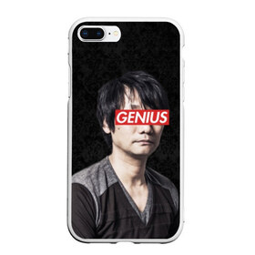 Чехол для iPhone 7Plus/8 Plus матовый с принтом Kojima GENIUS в Екатеринбурге, Силикон | Область печати: задняя сторона чехла, без боковых панелей | death stranding | gamedev | genius | hideo | hideo kojima | hikka | kodjima | kojima | kojima productions | sempai | senpai | гений | кодзима | семпай | сенпай | хидео | хидео кодзима