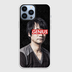 Чехол для iPhone 13 Pro Max с принтом Kojima GENIUS в Екатеринбурге,  |  | death stranding | gamedev | genius | hideo | hideo kojima | hikka | kodjima | kojima | kojima productions | sempai | senpai | гений | кодзима | семпай | сенпай | хидео | хидео кодзима