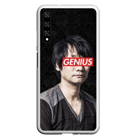 Чехол для Honor 20 с принтом Kojima GENIUS в Екатеринбурге, Силикон | Область печати: задняя сторона чехла, без боковых панелей | death stranding | gamedev | genius | hideo | hideo kojima | hikka | kodjima | kojima | kojima productions | sempai | senpai | гений | кодзима | семпай | сенпай | хидео | хидео кодзима