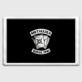 Магнит 45*70 с принтом Metallica в Екатеринбурге, Пластик | Размер: 78*52 мм; Размер печати: 70*45 | Тематика изображения на принте: album | black | concert | heavy | kirk | metal | metallica | music | rock | tolls | джеймс хэтфилд | кирк хэмметт | клифф бёртон | ларс ульрих | метал | металлика | трэш