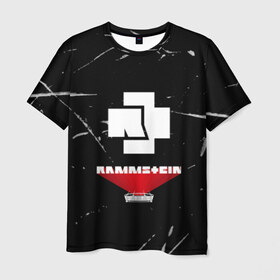 Мужская футболка 3D с принтом RAMMSTEIN в Екатеринбурге, 100% полиэфир | прямой крой, круглый вырез горловины, длина до линии бедер | du hast | mein herz | rammstein | rammstein rock | ramstein | группа rammstein | концерт рамштайн | рамштайн | рамштайн дойчланд | тилль линдеманн | у хаст