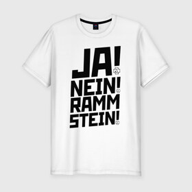 Мужская футболка премиум с принтом RAMMSTEIN в Екатеринбурге, 92% хлопок, 8% лайкра | приталенный силуэт, круглый вырез ворота, длина до линии бедра, короткий рукав | du hast | mein herz | rammstein | rammstein rock | ramstein | группа rammstein | концерт рамштайн | рамштайн | рамштайн дойчланд | тилль линдеманн | у хаст