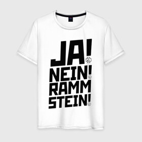 Мужская футболка хлопок с принтом RAMMSTEIN в Екатеринбурге, 100% хлопок | прямой крой, круглый вырез горловины, длина до линии бедер, слегка спущенное плечо. | du hast | mein herz | rammstein | rammstein rock | ramstein | группа rammstein | концерт рамштайн | рамштайн | рамштайн дойчланд | тилль линдеманн | у хаст