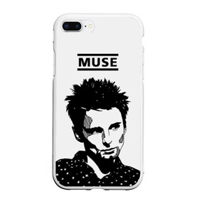 Чехол для iPhone 7Plus/8 Plus матовый с принтом Muse в Екатеринбурге, Силикон | Область печати: задняя сторона чехла, без боковых панелей | alternative | british | men | muse | music | progressive | rock | rock band | space rock | symphonic | three | trio | uk | альтернативный | британская | великобритания | до | крис уолстенхолм | мужчины | муза | музыка | мэттью беллами