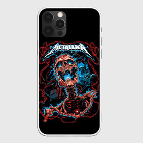 Чехол для iPhone 12 Pro с принтом Metallica в Екатеринбурге, силикон | область печати: задняя сторона чехла, без боковых панелей | metallica | rock | арт | гитара | кости | металл | металлика | музыка | рок | череп