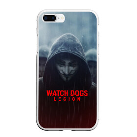 Чехол для iPhone 7Plus/8 Plus матовый с принтом WATCH DOGS LEGION в Екатеринбурге, Силикон | Область печати: задняя сторона чехла, без боковых панелей | action | ct os | ded sec | fox | game | hacker | legion | watch dogs | watch dogs 2 | watch dogs legion | знак лиса | игра | компьютерная игра | легион | хакер