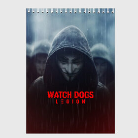 Скетчбук с принтом WATCH DOGS LEGION в Екатеринбурге, 100% бумага
 | 48 листов, плотность листов — 100 г/м2, плотность картонной обложки — 250 г/м2. Листы скреплены сверху удобной пружинной спиралью | action | ct os | ded sec | fox | game | hacker | legion | watch dogs | watch dogs 2 | watch dogs legion | знак лиса | игра | компьютерная игра | легион | хакер