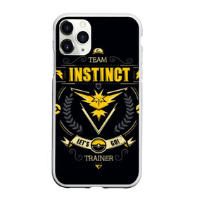 Чехол для iPhone 11 Pro матовый с принтом Pokemon Team Instinct в Екатеринбурге, Силикон |  | Тематика изображения на принте: battle | drawing | entei | go | legendary | lugia | metagross | nintendo | pikachu | pokemon | raikou | squirtle | zapdos | брок | бульбазавр | мисти | монстр | пикачу | покемон | эш