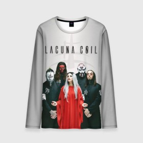 Мужской лонгслив 3D с принтом Lacuna Coil в Екатеринбурге, 100% полиэстер | длинные рукава, круглый вырез горловины, полуприлегающий силуэт | alternative | cristina scabbia | epic metal | goth | gothic | lacuna | lacuna coil | melodic metal | metal | nu metal | rock | готик рок | готика | готический рок | метал