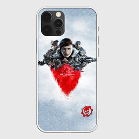 Чехол для iPhone 12 Pro с принтом GEARS 5 в Екатеринбурге, силикон | область печати: задняя сторона чехла, без боковых панелей | action | cog | game | gears of war | игра | шутер | экшн