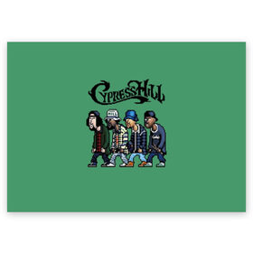 Поздравительная открытка с принтом Cypress Hill в Екатеринбурге, 100% бумага | плотность бумаги 280 г/м2, матовая, на обратной стороне линовка и место для марки
 | b real | cypress hill | dj muggs | eric bobo | sen dog | альтернативный рэп | американская | гангста рэп | кипарисовый | лос анджелес | музыка | ню метал | рэп метал | рэп рок | рэпкор | сен дог | сша | хип хоп