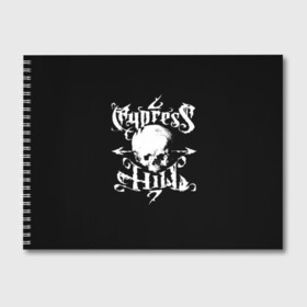 Альбом для рисования с принтом Cypress Hill в Екатеринбурге, 100% бумага
 | матовая бумага, плотность 200 мг. | Тематика изображения на принте: b real | cypress hill | dj muggs | eric bobo | sen dog | альтернативный рэп | американская | гангста рэп | кипарисовый | лос анджелес | музыка | ню метал | рэп метал | рэп рок | рэпкор | сен дог | сша | хип хоп