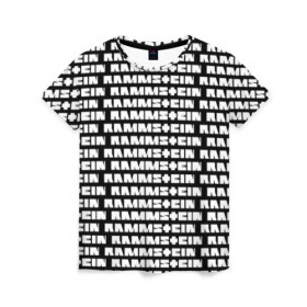 Женская футболка 3D с принтом Rammstein в Екатеринбурге, 100% полиэфир ( синтетическое хлопкоподобное полотно) | прямой крой, круглый вырез горловины, длина до линии бедер | deutschland | duhastviel.mutter | hevy metal | meinteil | music | rammstein | rammsteinfan | ramshtain | rock | германия | метал | музыка | немцы | рамштаин | рамштайн | рамштейн | рок