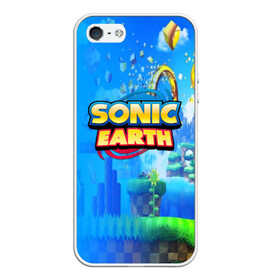 Чехол для iPhone 5/5S матовый с принтом SONIC EARTH в Екатеринбурге, Силикон | Область печати: задняя сторона чехла, без боковых панелей | hedgehog | metal sonic | silver | silver the hedgehog | sonic | sonic boom | sonic the hedgehog | ёж сонник | игры | соник | фильмы