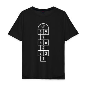 Мужская футболка хлопок Oversize с принтом Korn в Екатеринбурге, 100% хлопок | свободный крой, круглый ворот, “спинка” длиннее передней части | korn | koяn | джонатан дэвис | корн | ню метал | нюметал | рок
