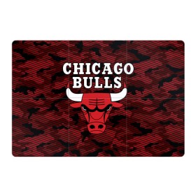 Магнитный плакат 3Х2 с принтом Chicago Bulls в Екатеринбурге, Полимерный материал с магнитным слоем | 6 деталей размером 9*9 см | 