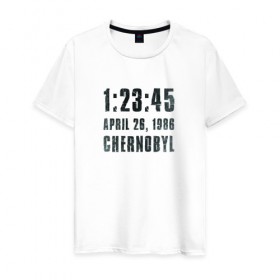 Мужская футболка хлопок с принтом Чернобыль 15 в Екатеринбурге, 100% хлопок | прямой крой, круглый вырез горловины, длина до линии бедер, слегка спущенное плечо. | 2019 | chernobyl | hbo | pripyat | припять | сериал | чернобыль