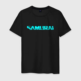 Мужская футболка хлопок с принтом SAMURAI DEMON (НА СПИНЕ) в Екатеринбурге, 100% хлопок | прямой крой, круглый вырез горловины, длина до линии бедер, слегка спущенное плечо. | Тематика изображения на принте: 2019 | cd project red | cyberpunk 2077 | hacker | keanu reeves | maelstrom | militech | night city | quadra | samurai | sci fi | trauma team | v | ви | киану ривз | киберпанк 2077 | логотип | роботы | самураи | фантаст