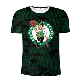 Мужская футболка 3D спортивная с принтом Boston Celtics в Екатеринбурге, 100% полиэстер с улучшенными характеристиками | приталенный силуэт, круглая горловина, широкие плечи, сужается к линии бедра | boston | boston celtics | celtics | nba | баскетбол | бостон | бостон селтикс | нба | селтикс