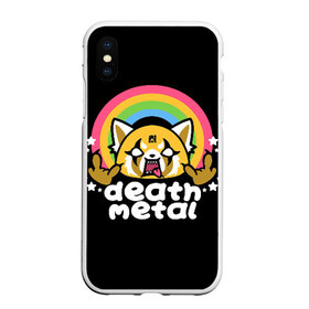 Чехол для iPhone XS Max матовый с принтом Death Metal в Екатеринбурге, Силикон | Область печати: задняя сторона чехла, без боковых панелей | collector | guitar | hard | heavy | jesus rocks | metal | metaljesusrocks | music | retro | rock | гитара | жесткий | металл | ретро | рок | тяжелый