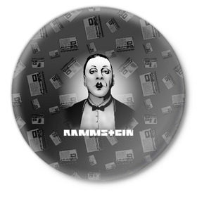 Значок с принтом Rammstein в Екатеринбурге,  металл | круглая форма, металлическая застежка в виде булавки | Тематика изображения на принте: 2019 | du hast | lindemann | radio | rammstein | rammsteinfan | till | группы | линдеманн | метал | музыка | радио | рамштаин | рамштайн | рамштейн | рок | тилль | тиль