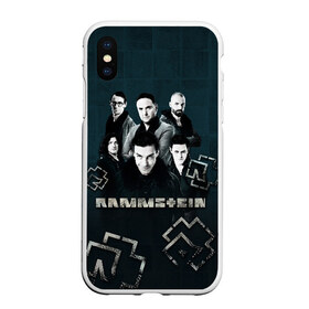 Чехол для iPhone XS Max матовый с принтом Rammstein в Екатеринбурге, Силикон | Область печати: задняя сторона чехла, без боковых панелей | du hast | lindemann | rammstein | rammsteinfan | ramstein | till | группы | линдеманн | метал | музыка | рамштаин | рамштайн | рамштейн | рок | тилль | тиль