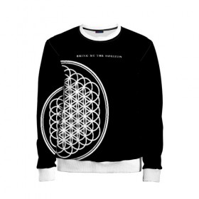 Детский свитшот 3D с принтом Bring Me the Horizon в Екатеринбурге, 100% полиэстер | свободная посадка, прямой крой, мягкая тканевая резинка на рукавах и понизу свитшота | bmth | bring me the horizon | альтернативный | бмт | бмтх | бмтш | брин | бринг | горизонт | достань для меня | дэткор | зе | метал | ми | рок | хоризон | электроник