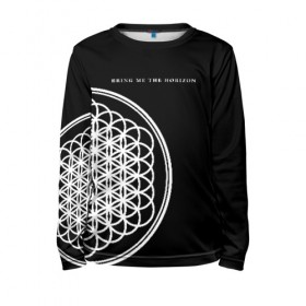 Детский лонгслив 3D с принтом Bring Me the Horizon в Екатеринбурге, 100% полиэстер | длинные рукава, круглый вырез горловины, полуприлегающий силуэт
 | bmth | bring me the horizon | альтернативный | бмт | бмтх | бмтш | брин | бринг | горизонт | достань для меня | дэткор | зе | метал | ми | рок | хоризон | электроник