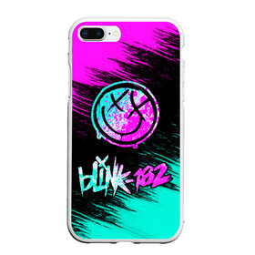 Чехол для iPhone 7Plus/8 Plus матовый с принтом Blink-182 (1) в Екатеринбурге, Силикон | Область печати: задняя сторона чехла, без боковых панелей | art | blink | music | pop | rock | арт | блинк | музыка | поп музыка | рок