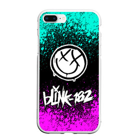 Чехол для iPhone 7Plus/8 Plus матовый с принтом Blink-182 (3) в Екатеринбурге, Силикон | Область печати: задняя сторона чехла, без боковых панелей | art | blink | music | pop | rock | арт | блинк | музыка | поп музыка | рок