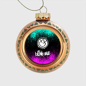Стеклянный ёлочный шар с принтом Blink-182 (3) в Екатеринбурге, Стекло | Диаметр: 80 мм | Тематика изображения на принте: art | blink | music | pop | rock | арт | блинк | музыка | поп музыка | рок