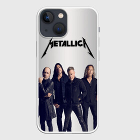 Чехол для iPhone 13 mini с принтом Metallica в Екатеринбурге,  |  | hard rock | heavy metal | metal | metallica | rock | trash metal | группа | металика | металлика | рок | трэш | хардрок