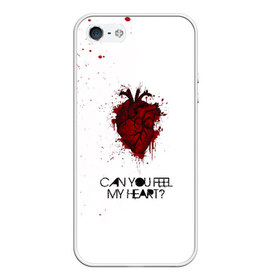 Чехол для iPhone 5/5S матовый с принтом Can You Feel My Heart - BMTH в Екатеринбурге, Силикон | Область печати: задняя сторона чехла, без боковых панелей | Тематика изображения на принте: bmth | bring me the horizon | альтернативный | бмт | бмтх | бмтш | брин | бринг | горизонт | достань для меня | дэткор | зе | метал | ми | рок | хоризон | электроник