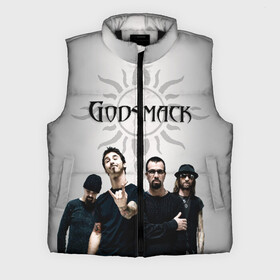 Мужской жилет утепленный 3D с принтом Godsmack в Екатеринбурге,  |  | alternative | american rock | crimson | grunge | hardrock | heavy | heavy metal | i stand alone | nu metal | post grunge | rock | sully erna | альтернатива | грандж | рок | хард рок | хэви