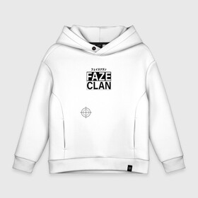 Детское худи Oversize хлопок с принтом cs:go   Faze Clan (Shooter) в Екатеринбурге, френч-терри — 70% хлопок, 30% полиэстер. Мягкий теплый начес внутри —100% хлопок | боковые карманы, эластичные манжеты и нижняя кромка, капюшон на магнитной кнопке | csgo | faze clan | shooter | ксго | стрелок | фейз | шутер