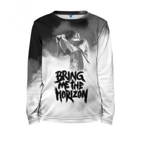 Детский лонгслив 3D с принтом Bring Me the Horizon в Екатеринбурге, 100% полиэстер | длинные рукава, круглый вырез горловины, полуприлегающий силуэт
 | bmth | bring me the horizon | альтернативный | бмт | бмтх | бмтш | брин | бринг | горизонт | достань для меня | дэткор | зе | метал | ми | рок | хоризон | электроник