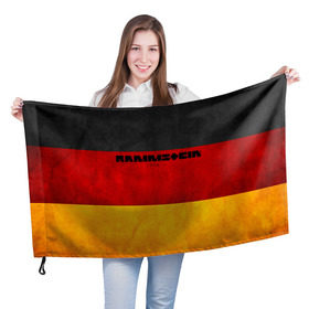 Флаг 3D с принтом Rammstein в Екатеринбурге, 100% полиэстер | плотность ткани — 95 г/м2, размер — 67 х 109 см. Принт наносится с одной стороны | rammstein | till lindemann | берлин | германия | металл | музыка | рамштайн | тилль линдеманн