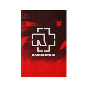 Обложка для паспорта матовая кожа с принтом RAMMSTEIN в Екатеринбурге, натуральная матовая кожа | размер 19,3 х 13,7 см; прозрачные пластиковые крепления | Тематика изображения на принте: music | rammstein | rock | группа | музыка | музыканты | рамштайн | рок