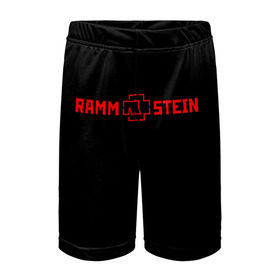 Детские спортивные шорты 3D с принтом RAMMSTEIN в Екатеринбурге,  100% полиэстер
 | пояс оформлен широкой мягкой резинкой, ткань тянется
 | music | rammstein | rock | группа | музыка | музыканты | рамштайн | рок