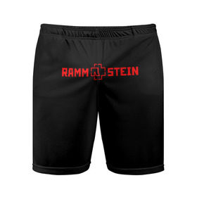 Мужские шорты 3D спортивные с принтом RAMMSTEIN в Екатеринбурге,  |  | music | rammstein | rock | группа | музыка | музыканты | рамштайн | рок