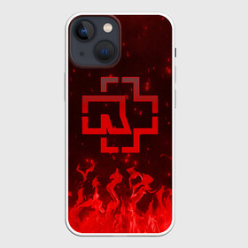 Чехол для iPhone 13 mini с принтом Rammstein в Екатеринбурге,  |  | fire | guitar | hard | heavymetal | metal | music | rammstein | rock | гитара | картинка | картинки | метал | мода | музыка | огонь | рамштайн | рок | тренд | тренды | треш | трэш | тяжелый | хард