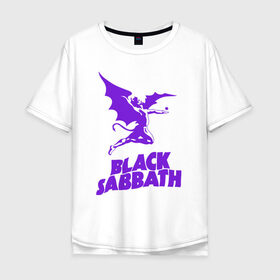 Мужская футболка хлопок Oversize с принтом black sabbath в Екатеринбурге, 100% хлопок | свободный крой, круглый ворот, “спинка” длиннее передней части | black sabbath | black sabbath альбомы | black sabbath песня | black sabbaths | black sabbaths paranoid | rock | блэк саббат | блэк саббат слушать | рок