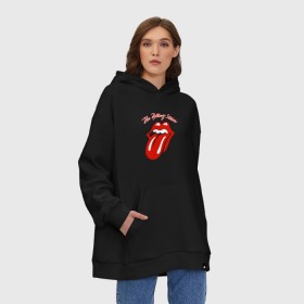 Худи SuperOversize хлопок с принтом the rolling stones в Екатеринбурге, 70% хлопок, 30% полиэстер, мягкий начес внутри | карман-кенгуру, эластичная резинка на манжетах и по нижней кромке, двухслойный капюшон
 | roll stone | rolling stone скачать | rolling stones | rolling stones лучшее | the rolling stones | купить футболку rolling stones | рок | рок н ролл | футболка rolling stones