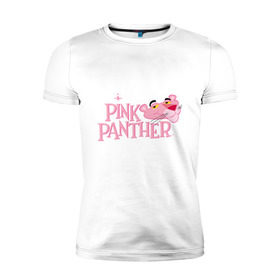 Мужская футболка премиум с принтом Розовая пантера в Екатеринбурге, 92% хлопок, 8% лайкра | приталенный силуэт, круглый вырез ворота, длина до линии бедра, короткий рукав | cartoon network | moda | nickelodeon | panther | pink | pink panther | style | styles | summer | аксессуары | женская одежда | животные | красота | лето | мода | модная одежда | молодость | мультик | мультфильм | пантера | подарок
