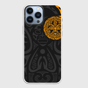 Чехол для iPhone 13 Pro Max с принтом Polynesian tattoo в Екатеринбурге,  |  | Тематика изображения на принте: polynesian | tattoo | волна | геометрия | завитушка | маори | маска | орнамент. золото | полинезия | татуировка | татуха | трайбл | узор | черепаха | ящерица. солнце