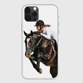 Чехол для iPhone 12 Pro Max с принтом Наездница в Екатеринбурге, Силикон |  | animal | coffee | girl | harness | horse | rider | riding | sport | white | woman | белый | девушка | езда | женщина | животное | конь | кофейный | лошадь | наездница | сбруя | спорт