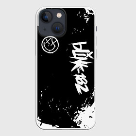 Чехол для iPhone 13 mini с принтом BLINK 182 в Екатеринбурге,  |  | blink | music | rock | блинк | группа | музыка | музыканты | рок