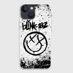 Чехол для iPhone 13 mini с принтом BLINK 182 в Екатеринбурге,  |  | blink | music | rock | блинк | группа | музыка | музыканты | рок